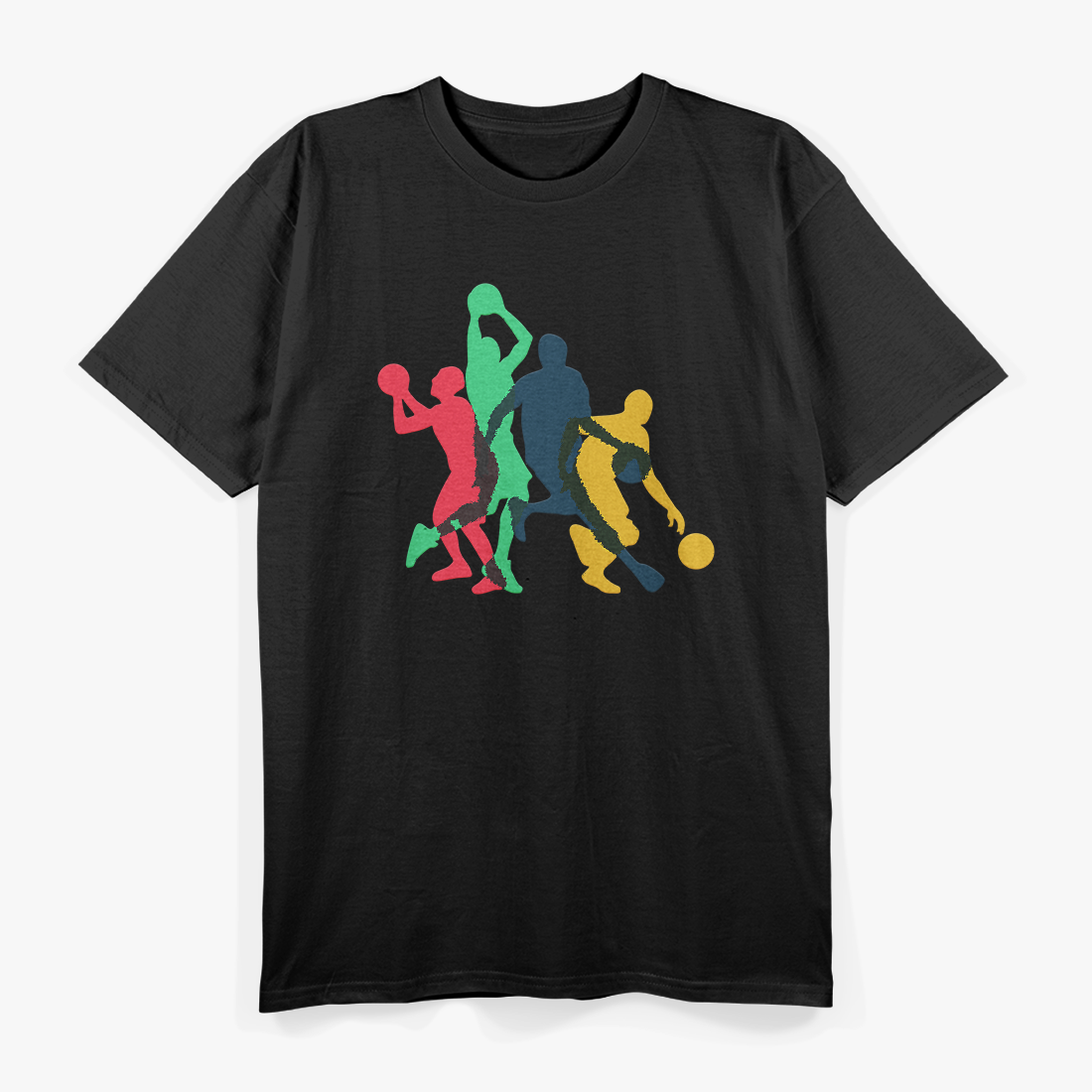 Vintage Basketball - Classic Hoops Style T-Shirt