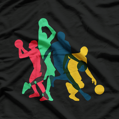 Vintage Basketball - Classic Hoops Style T-Shirt