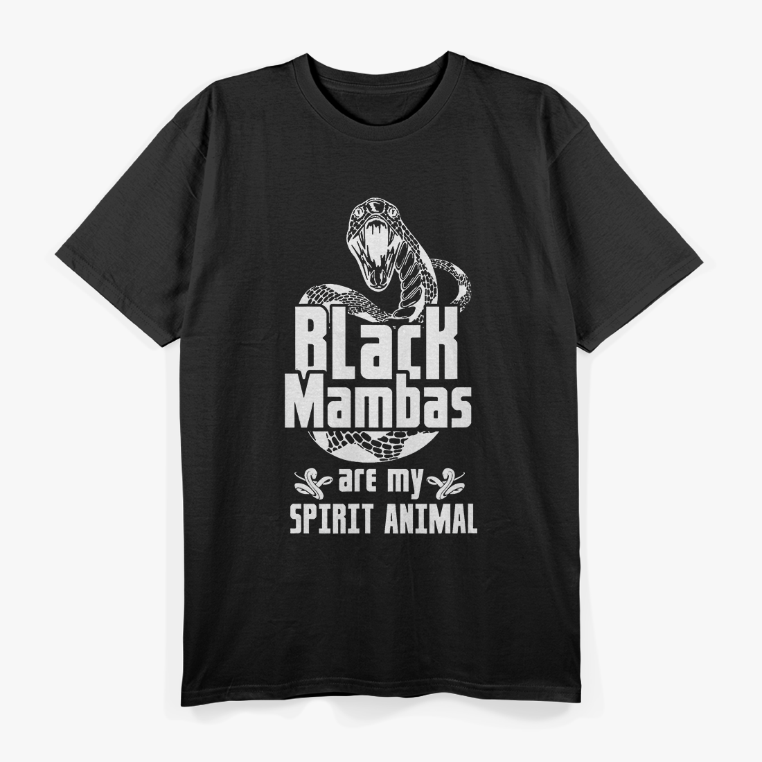 Black Mamba Spirit - Bold Snake Enthusiast T-Shirt