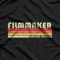 FILMMAKER Funny Job Title Profession Birthday Worker T-Shirt