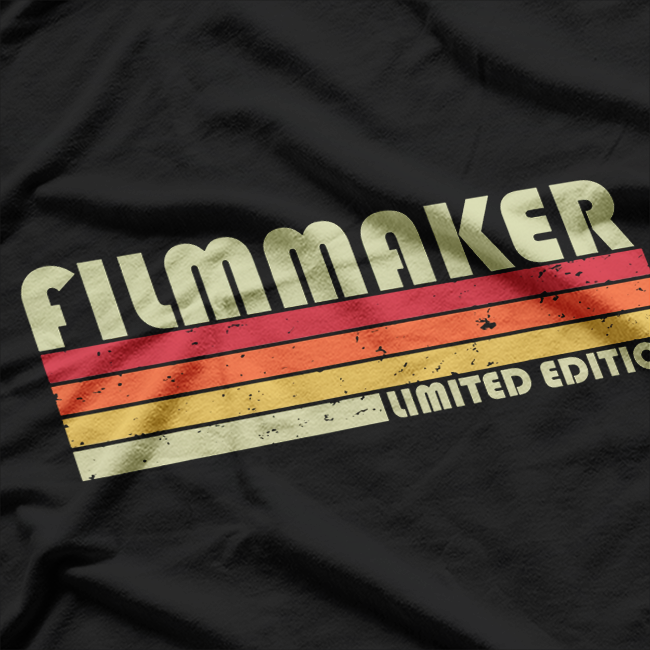 FILMMAKER Funny Job Title Profession Birthday Worker T-Shirt