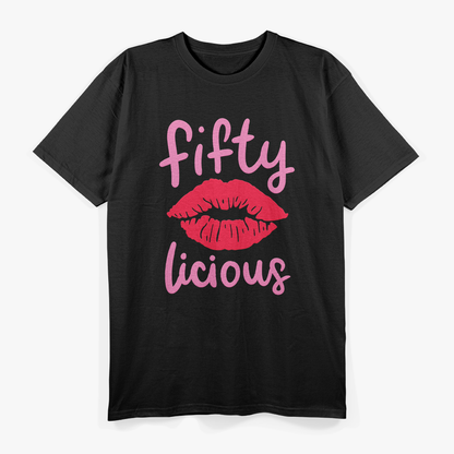 Fifty And Fabulous Funny 50th Birthday Celebration Design T-Shirt