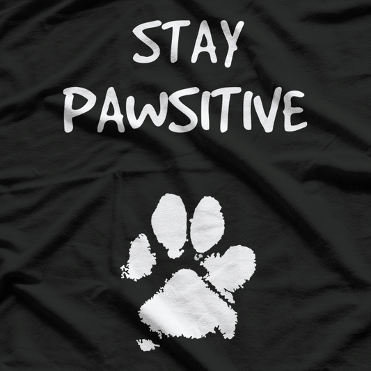 Stay Pawsitive – Funny Dog Lover Pun Gift Classic T-Shirt