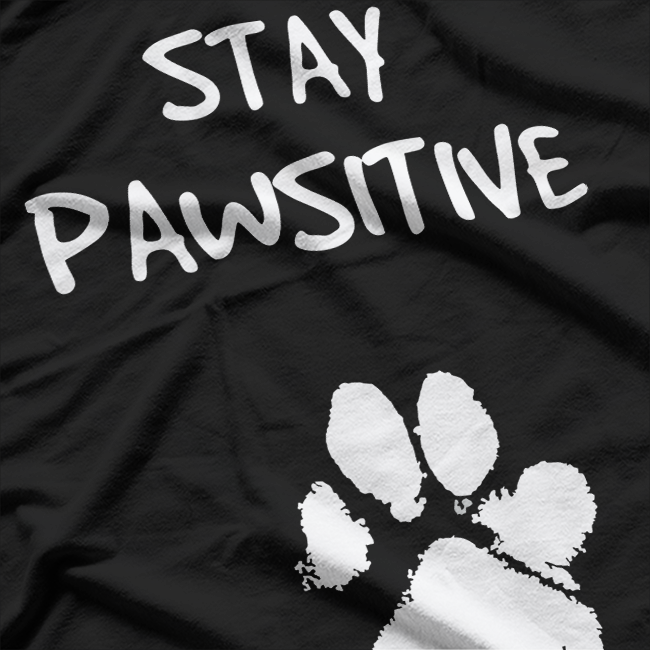 Stay Pawsitive – Funny Dog Lover Pun Gift Classic T-Shirt