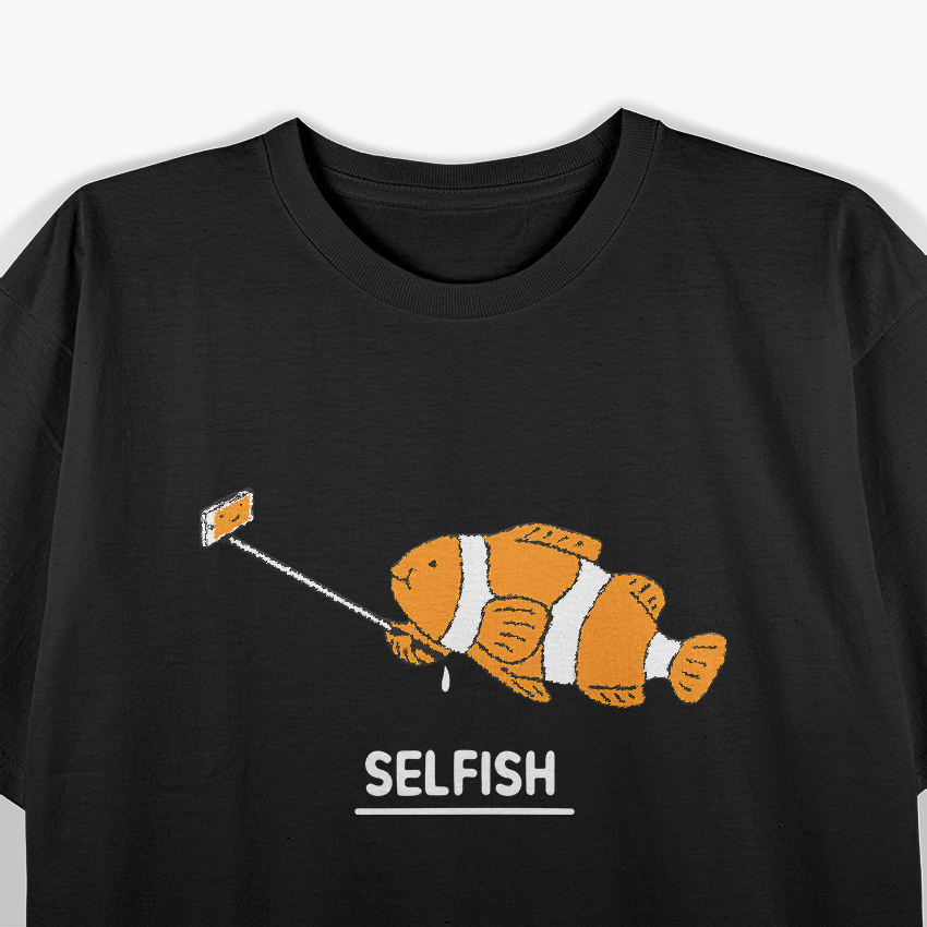 Funny Fish Selfie T-Shirt