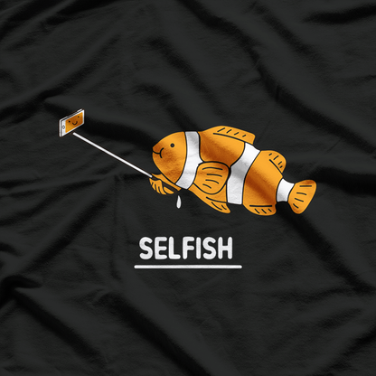 Funny Fish Selfie T-Shirt