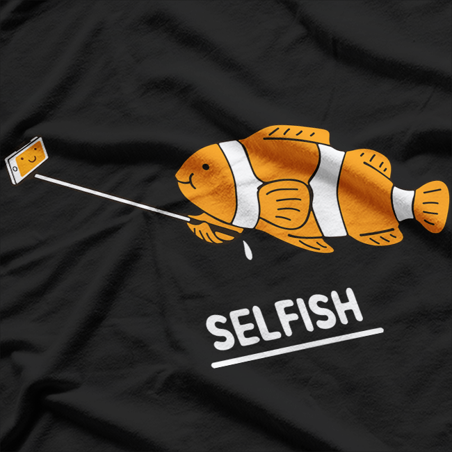 Funny Fish Selfie T-Shirt