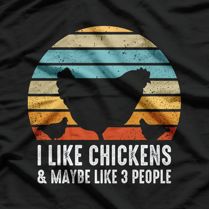 Funny Vintage Chicken, Cluckin' Around in Style T-Shirt