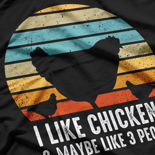 Funny Vintage Chicken, Cluckin' Around in Style T-Shirt