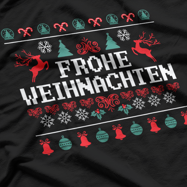 German Merry Christmas – Funny Holiday Germany Design T-Shirt