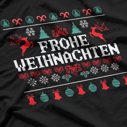 German Merry Christmas – Funny Holiday Germany Design T-Shirt