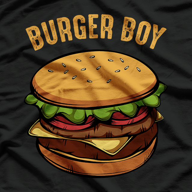 Hamburger Cheesseburrger Funny Fast Food Lover T-Shirt