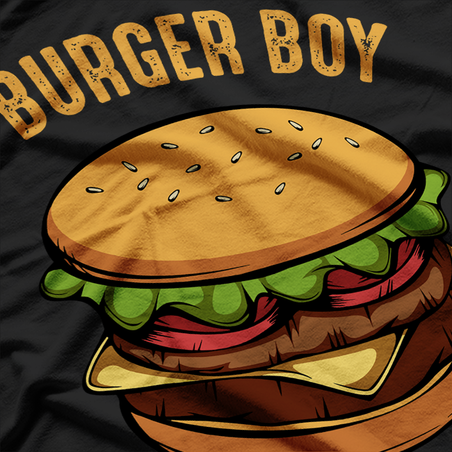 Hamburger Cheesseburrger Funny Fast Food Lover T-Shirt