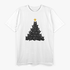 Meowy Christmas Tree: Festive Cat Lover T-Shirt