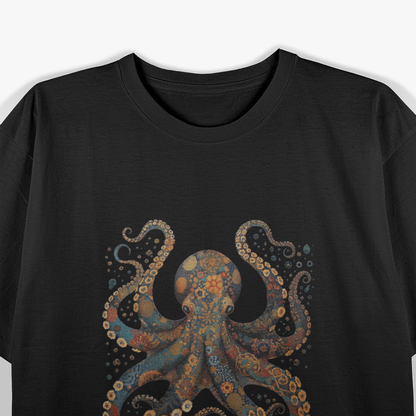 Octopus Floral – Kraken Squid Scuba Diving Ocean Lover T-Shirt