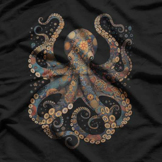 Octopus Floral – Kraken Squid Scuba Diving Ocean Lover T-Shirt