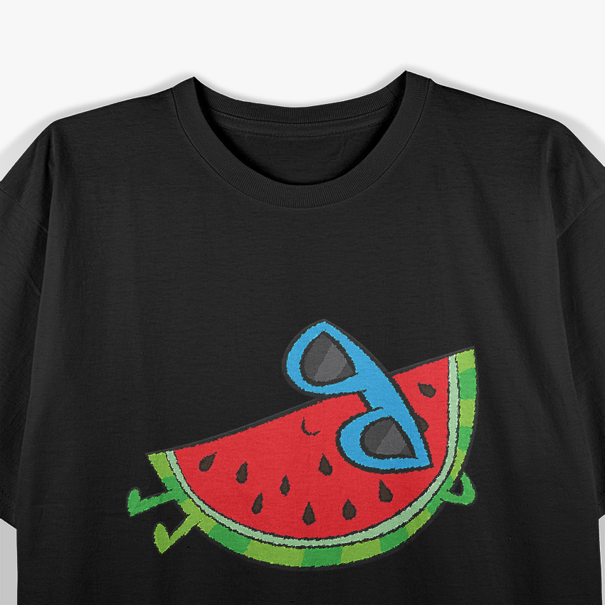 Sunglasses On Watermelon Funny T-Shirt