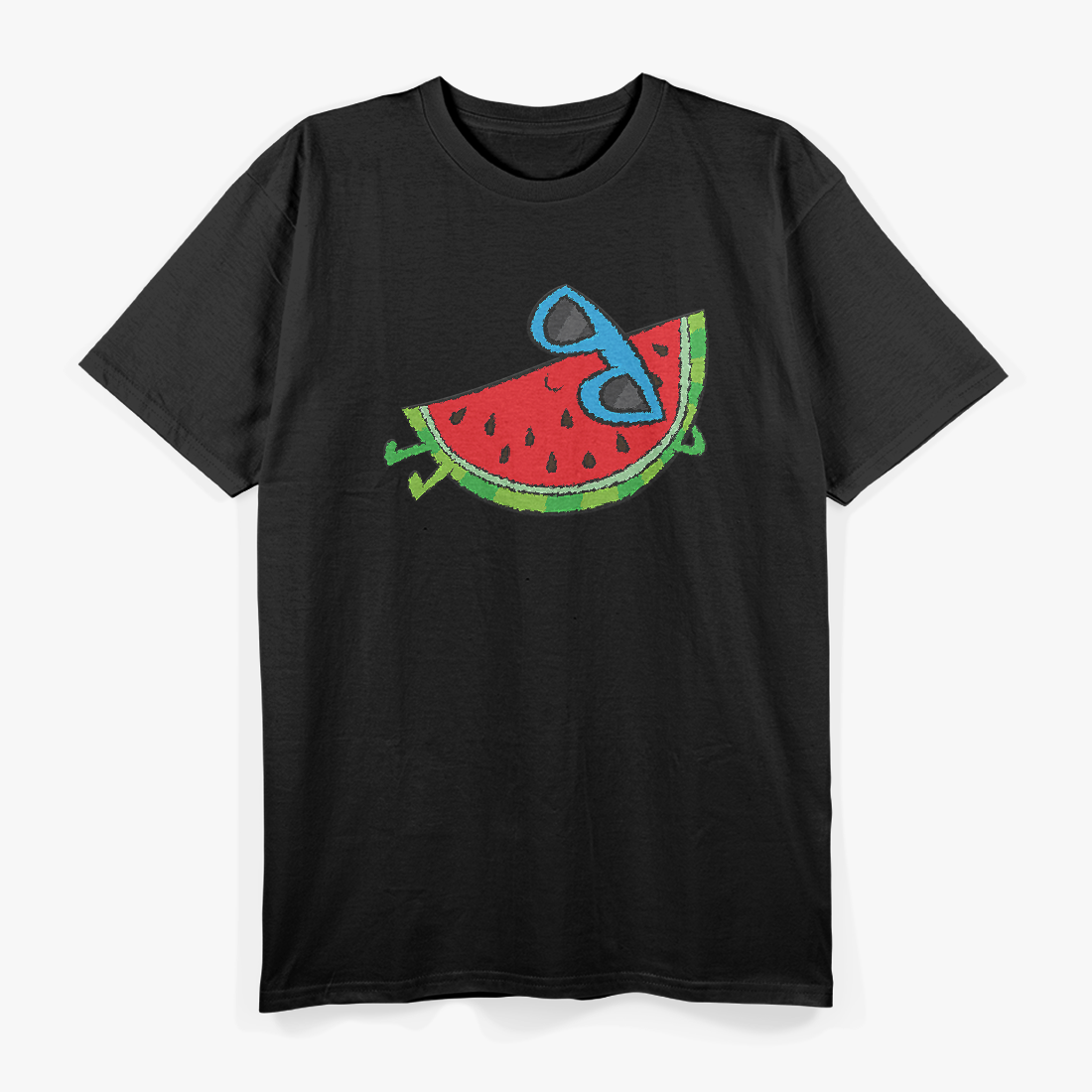 Sunglasses On Watermelon Funny T-Shirt