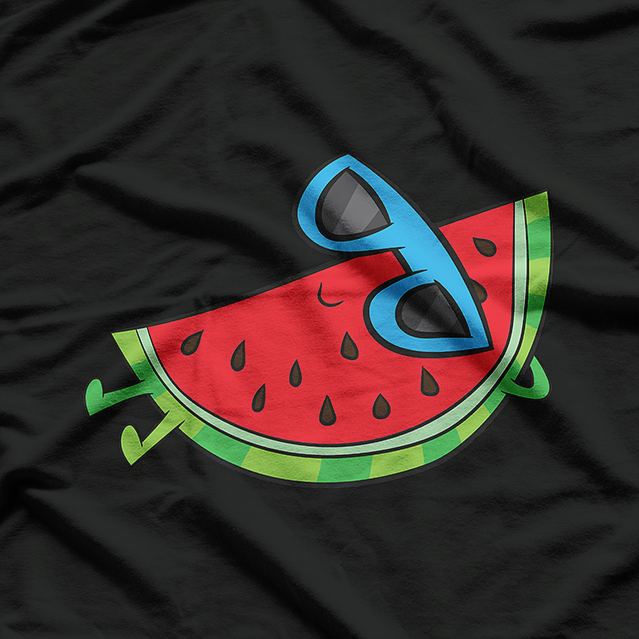 Sunglasses On Watermelon Funny T-Shirt