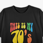 This Is My 70s Costume - Retro Funny Vintage Style T-Shirt