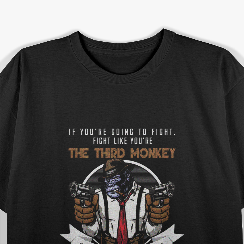 Fight Like a Monkey: Vintage Wild Warrior T-Shirt