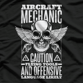 Aircraft Mechanic Flying Tools And Language Plane T-Shirt