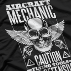 Aircraft Mechanic Flying Tools And Language Plane T-Shirt
