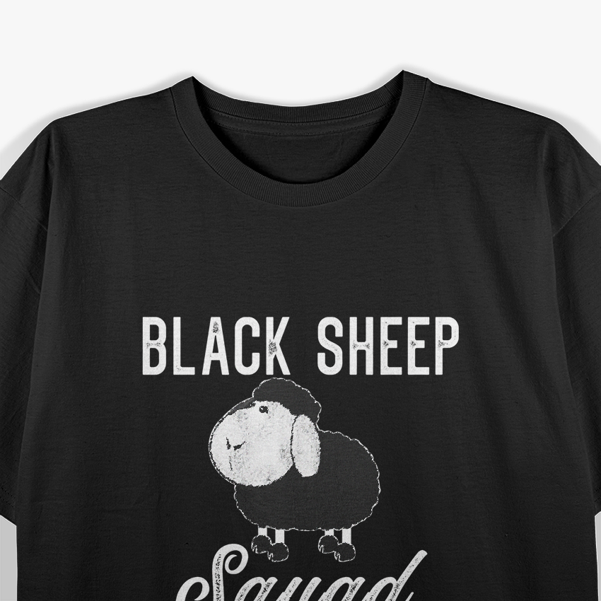 Black Sheep Squad Funny Rebel Outcast Humor T-Shirt
