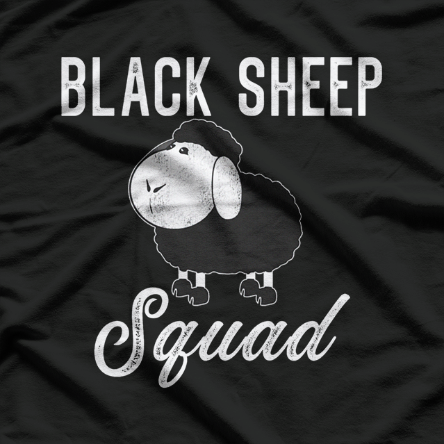Black Sheep Squad Funny Rebel Outcast Humor T-Shirt