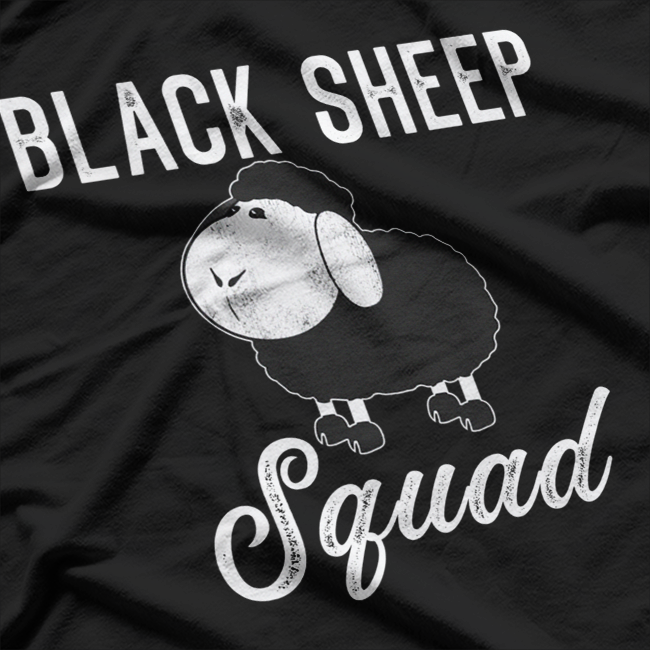 Black Sheep Squad Funny Rebel Outcast Humor T-Shirt
