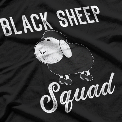 Black Sheep Squad Funny Rebel Outcast Humor T-Shirt