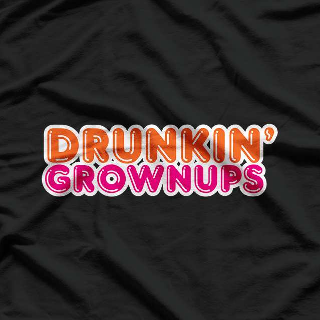 Drunken Grownups Funny Drinking Parody T-Shirt