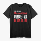 Gun Alibi Cool Sarcastic Humor T-Shirt