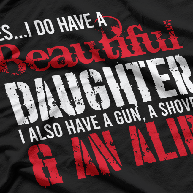 Gun Alibi Cool Sarcastic Humor T-Shirt