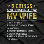 5 Things You Should Know About My Wife Funny Husband T-Shirt