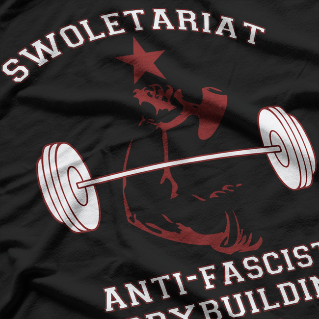 Swoletariat Bodybuilding Club Socialist Anti-Fascist T-Shirt