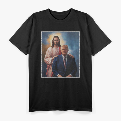 Trump & Jesus Funny Political Humor T-Shirt