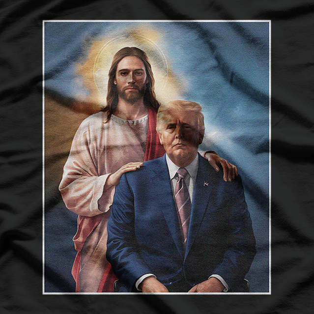 Trump & Jesus Funny Political Humor T-Shirt