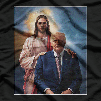 Trump & Jesus Funny Political Humor T-Shirt