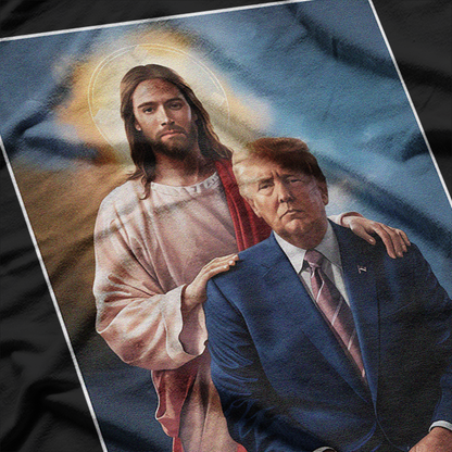 Trump & Jesus Funny Political Humor T-Shirt