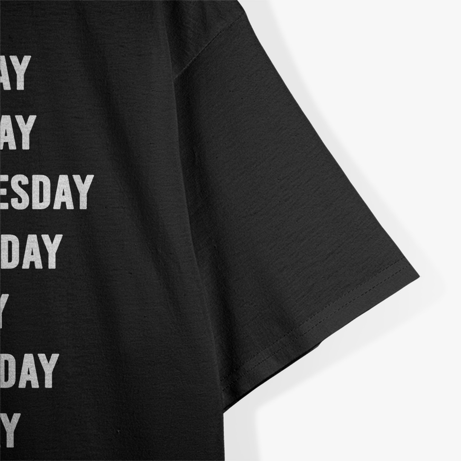 Weekdays Emoji, Funny Expressions T-Shirt