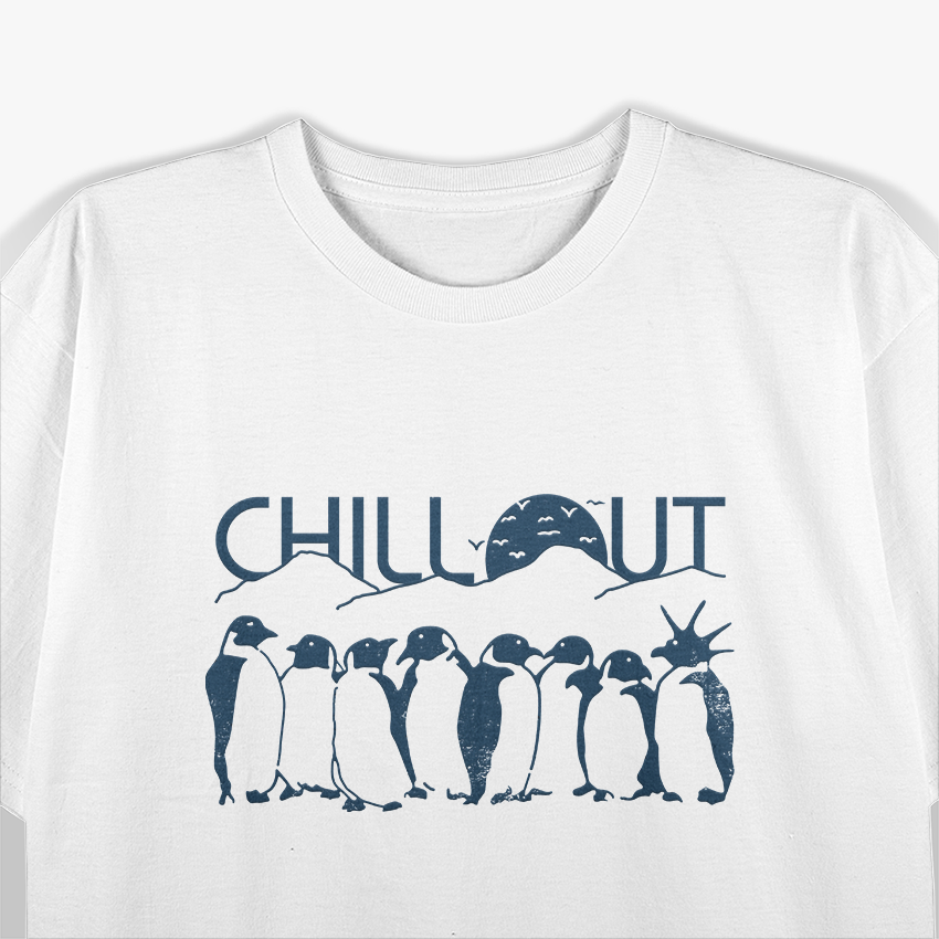 Chill Out Penguins Winter Fun T-Shirt