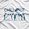 Chill Out Penguins Winter Fun T-Shirt