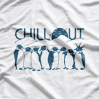 Chill Out Penguins Winter Fun T-Shirt