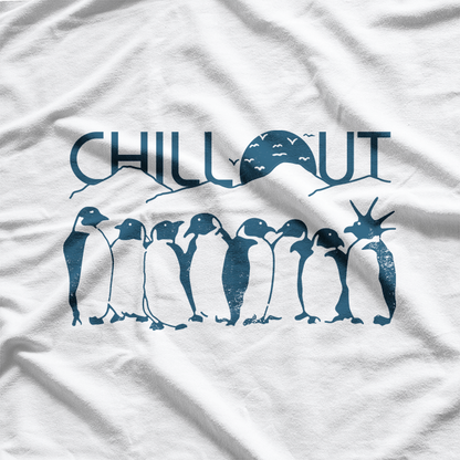 Chill Out Penguins Winter Fun T-Shirt