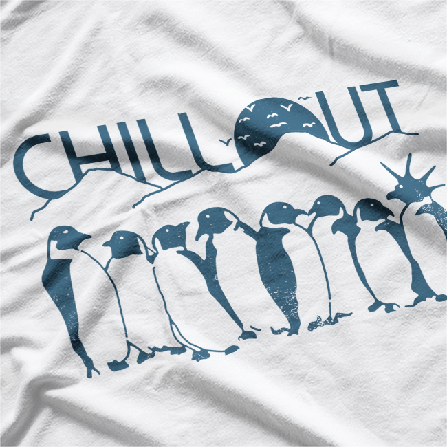 Chill Out Penguins Winter Fun T-Shirt