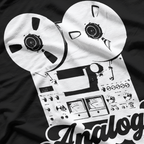 Cool Analog Reel Design T-Shirt