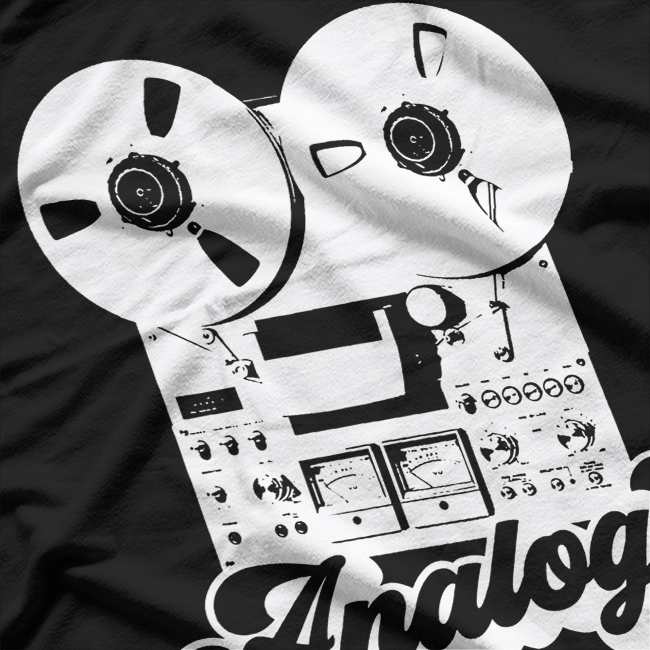Cool Analog Reel Design T-Shirt