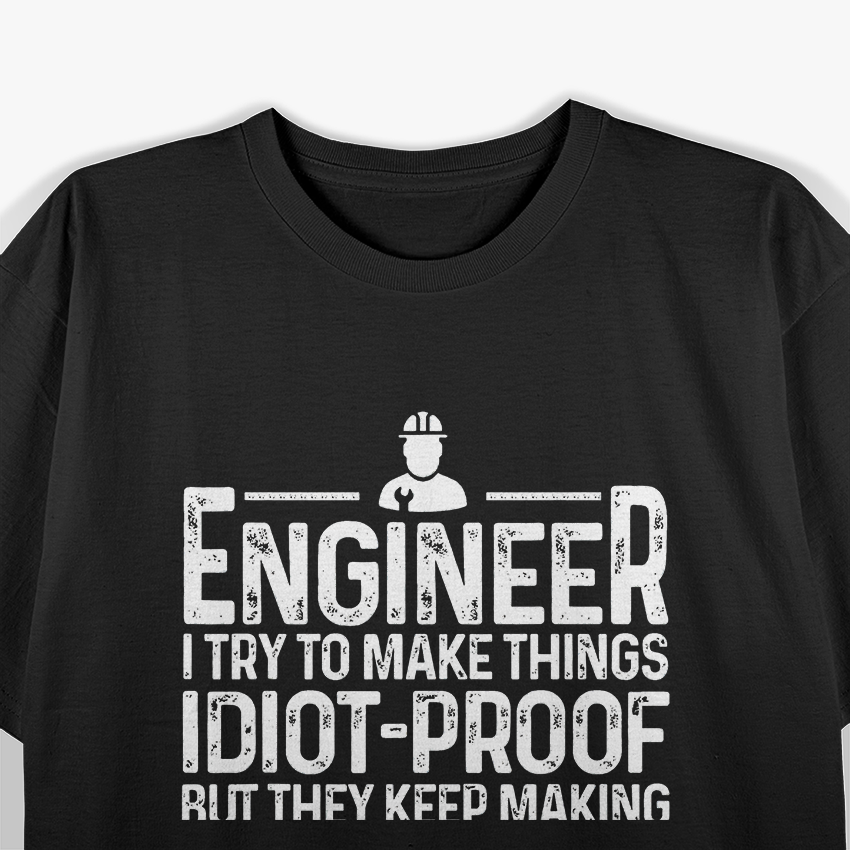Engineer Gift Idea For Cool Engineering Mechanic T-Shirt