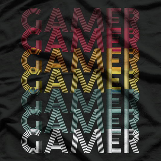 Gamer Retro 70s T-Shirt